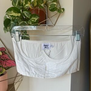 Princess Polly White Underbust top